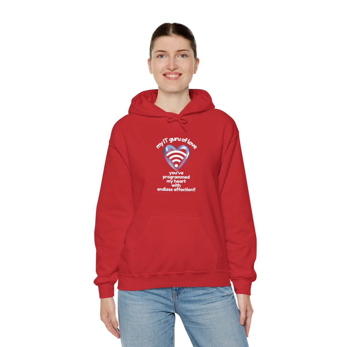 My IT Guru of Love Unisex Hooded Sweatshirt