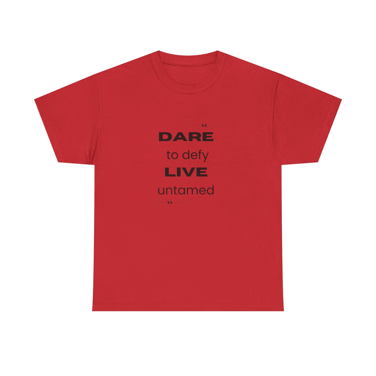 Dare to Defy Unisex Cotton Tee, Inspirational T-Shirt, for all Occasions