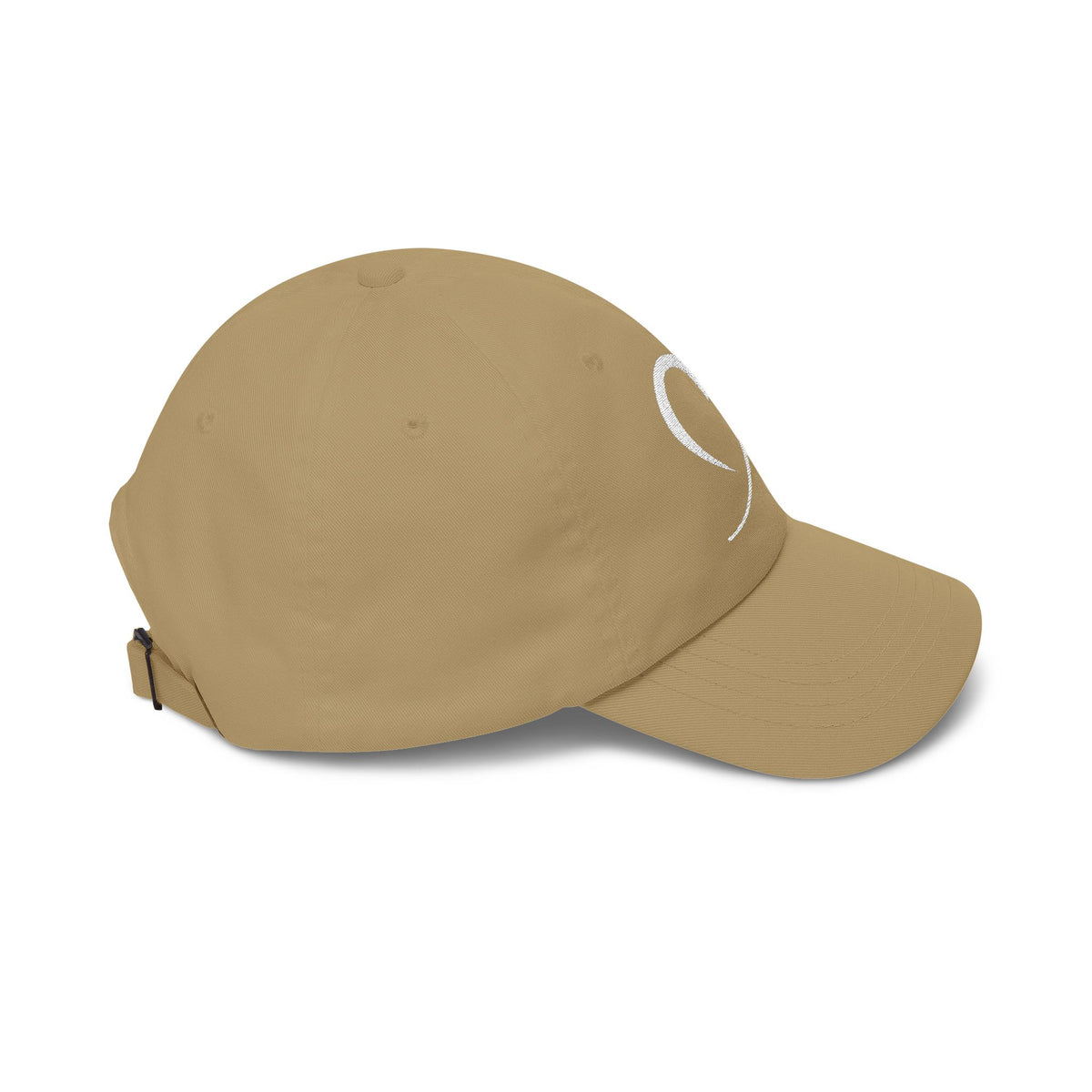 Heart Sketch Dad Cap — Minimalist Heart Embroidered Baseball Hat