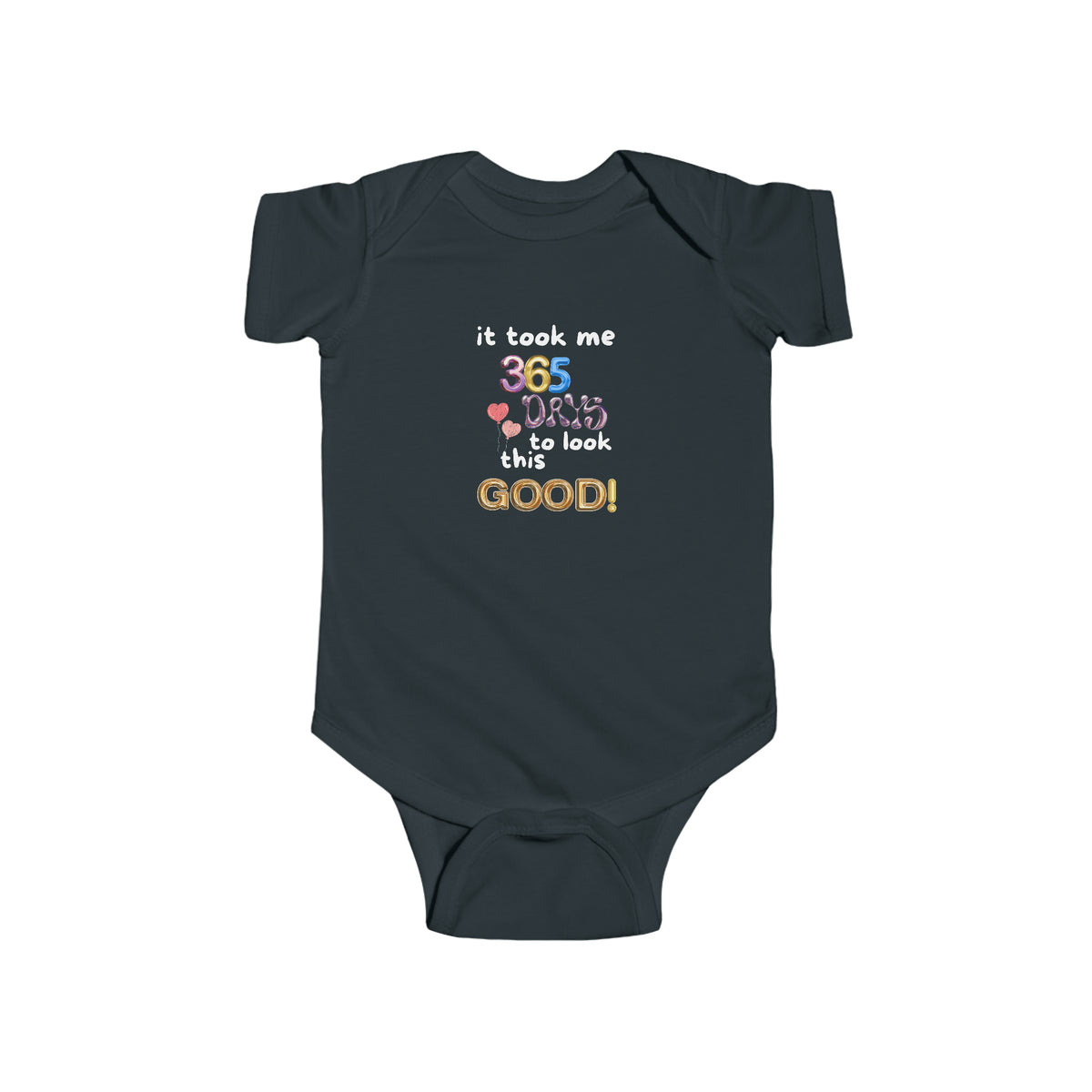 Infant Fine Jersey Birthday Humor Bodysuit