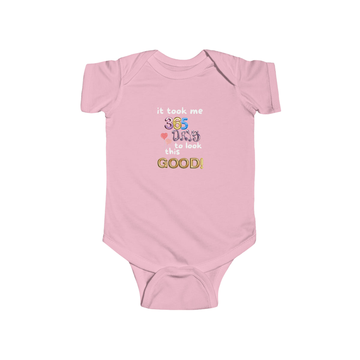 Infant Fine Jersey Birthday Humor Bodysuit