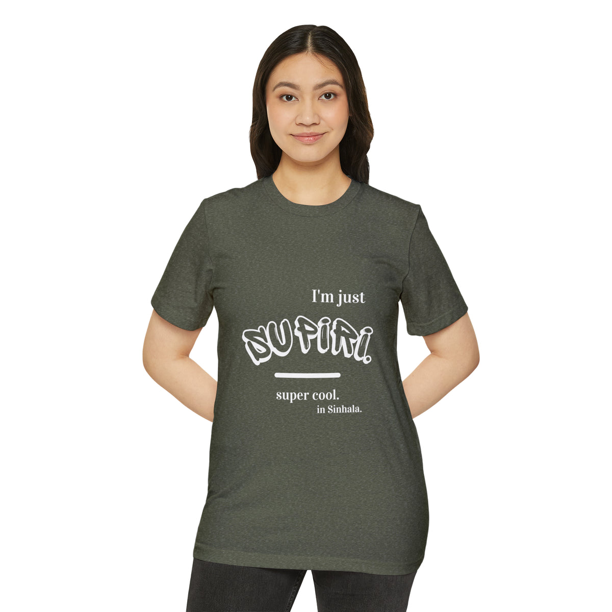 Unisex Recycled Ethnic Slogan Merch T-Shirt