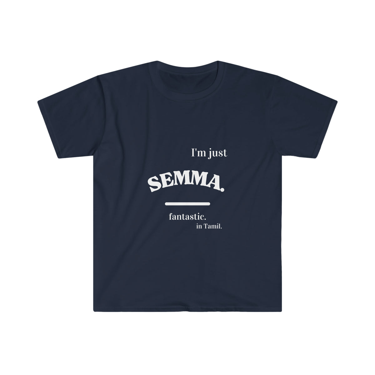 Unisex Soft style Ethnic Slogan Merch T-Shirt