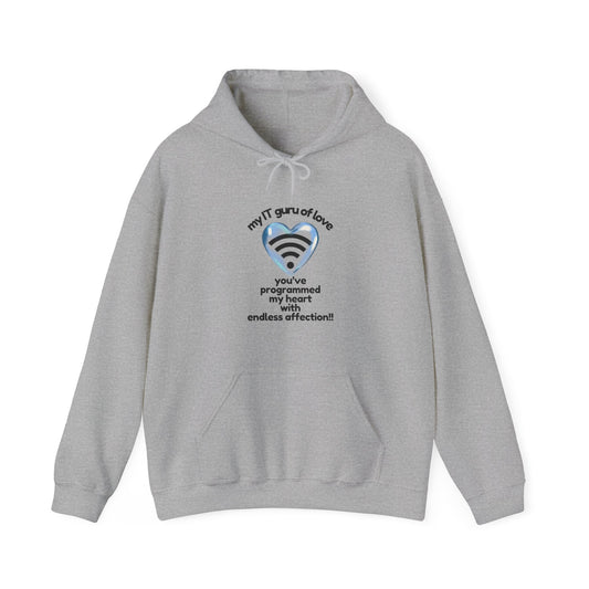 My IT Guru of Love Unisex Hooded Sweatshirt