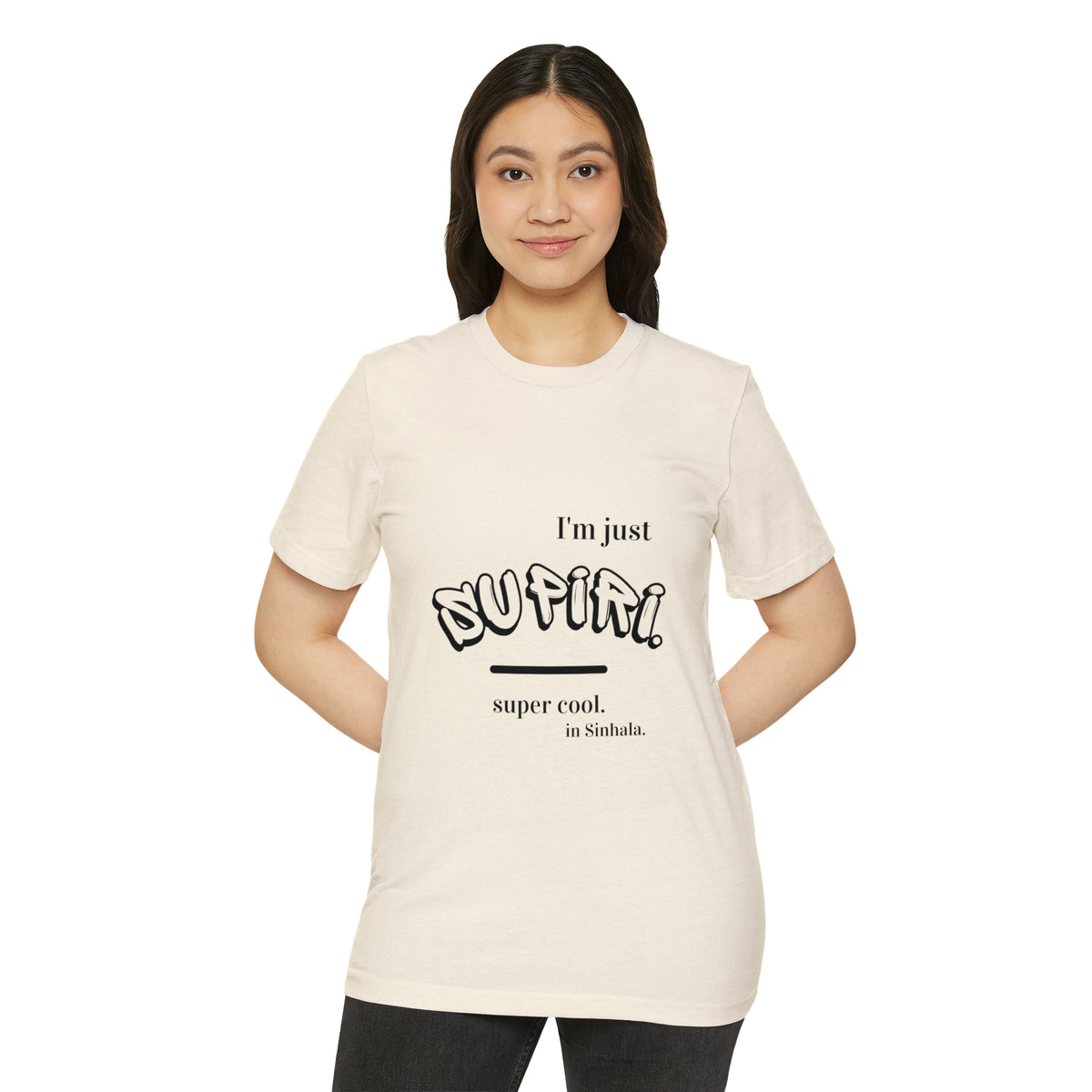 Unisex Recycled Ethnic Slogan Merch T-Shirt