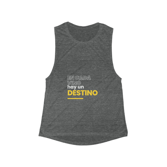 Witty Spanish Slogans Flowy Scoop Muscle Tank