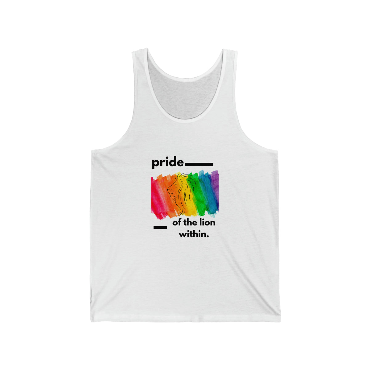 Unisex Pride Jersey Tank – Roar With Pride