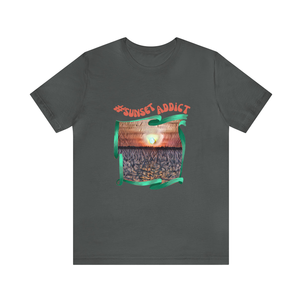 Unisex Jersey Short Sleeve T-Shirt Psychedelic design