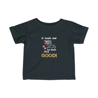 Fine One Year Birthday Humor Jersey Tee