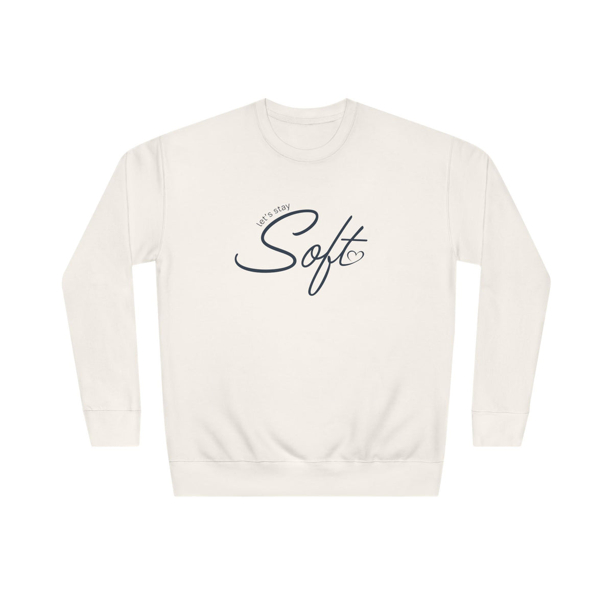 Soft Script Sweatshirt - Cozy Casual Crewneck