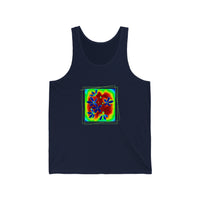Psychedelic Flower Design Unisex T-shirt