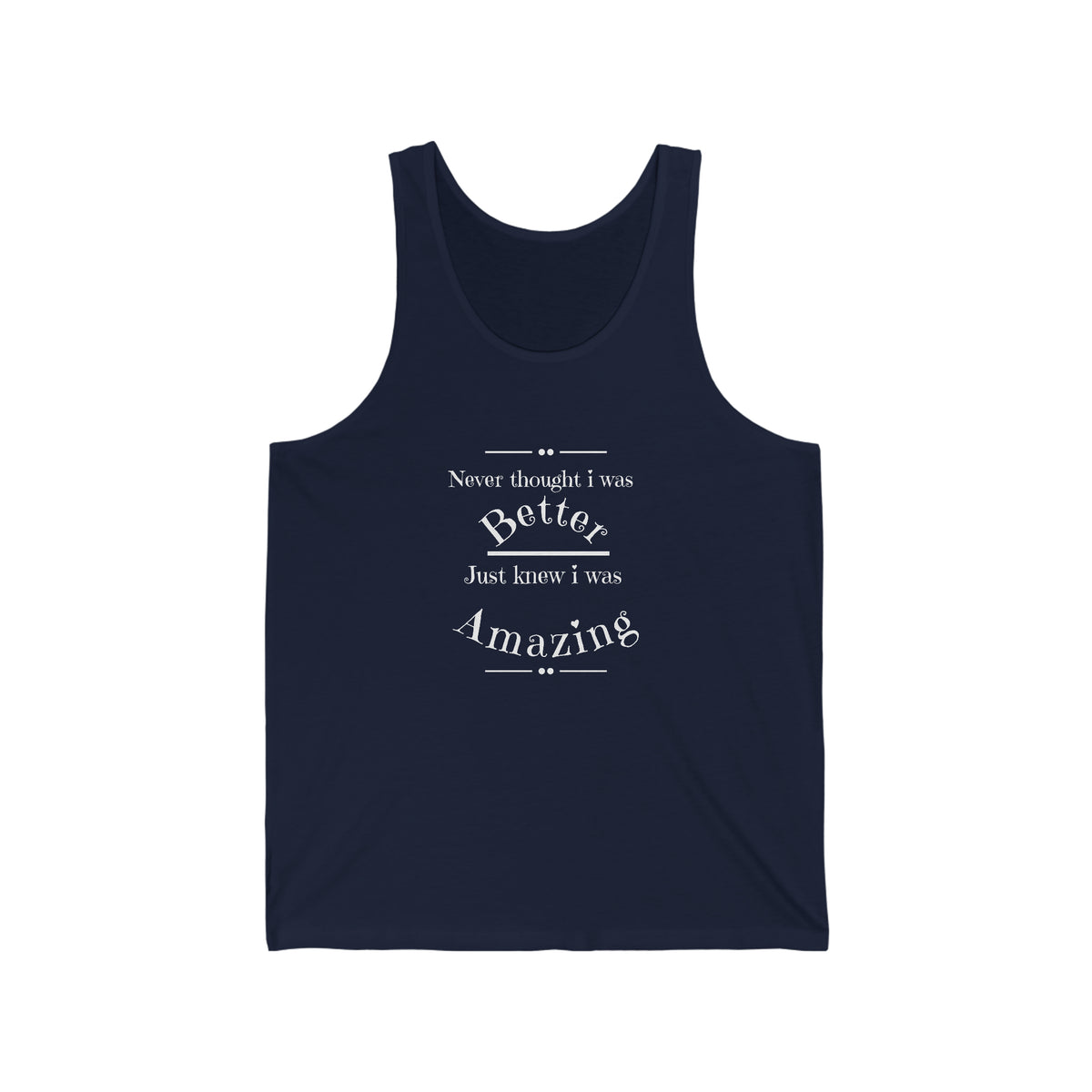 Unisex Jersey Tank top by Printz for Zoey