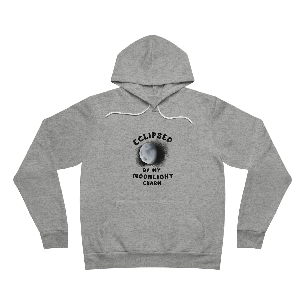 Unisex Fleece Pullover Hoodie with Halloween Eclipse