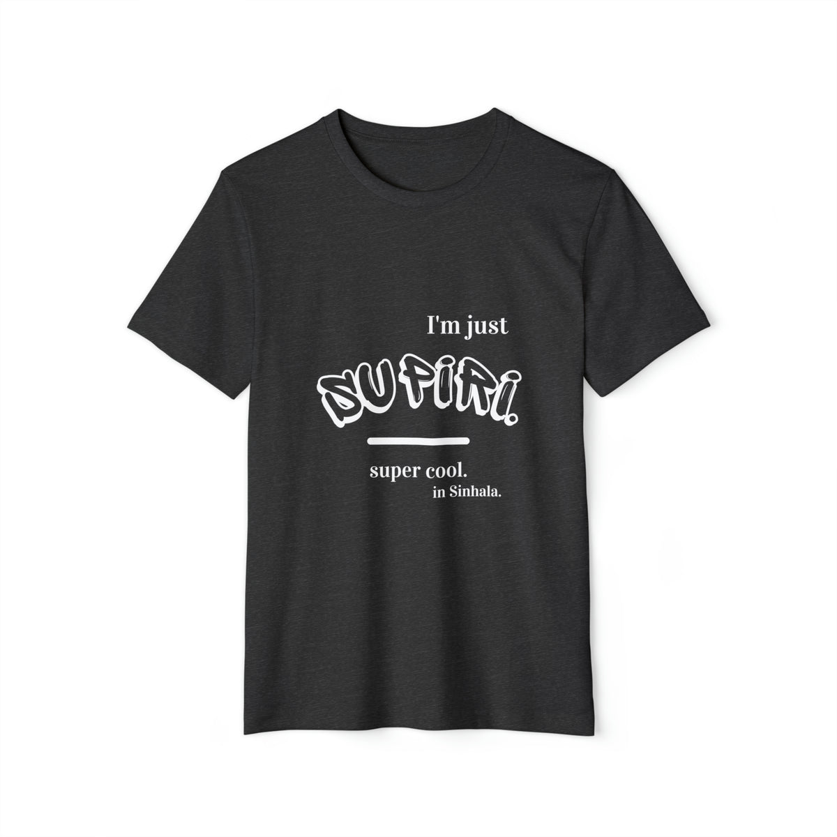 Unisex Recycled Ethnic Slogan Merch T-Shirt