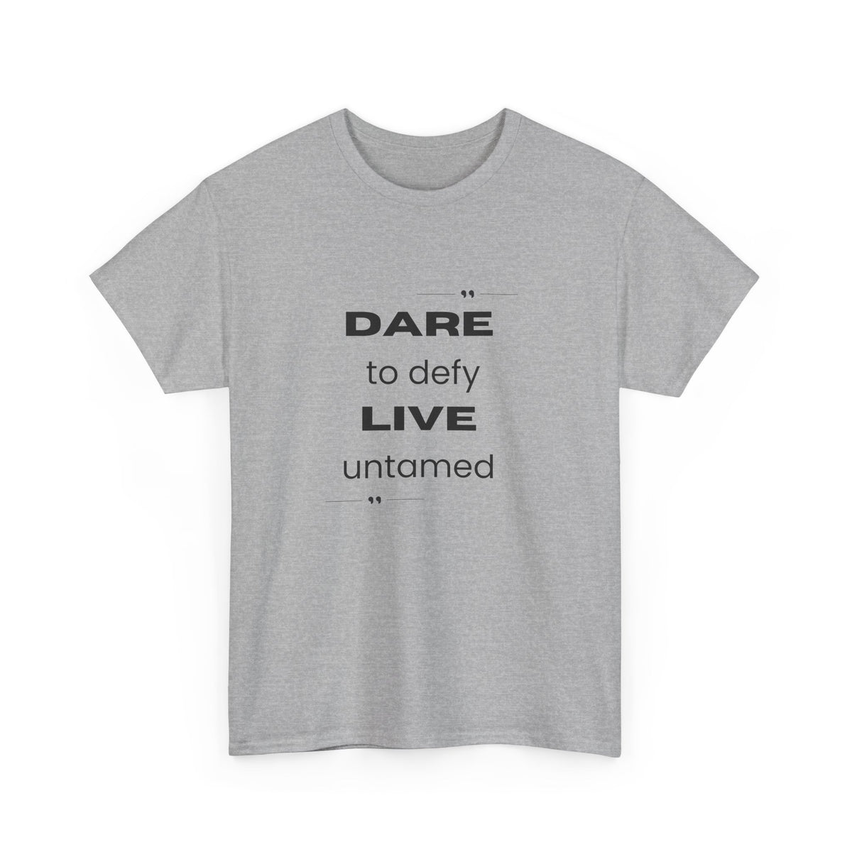 Dare to Defy Unisex Cotton Tee, Inspirational T-Shirt, for all Occasions