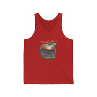 Unisex Jersey Tank psychedelic design