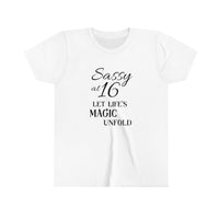 Youth Short Sweet Sixteen Sleeve Tee