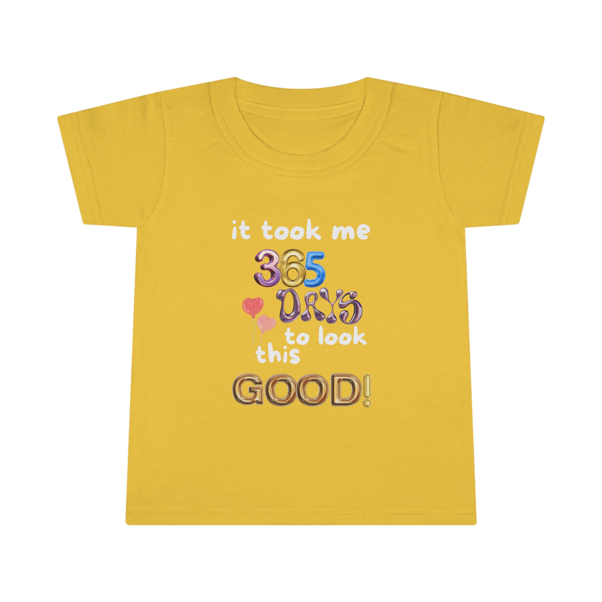 Toddler One Year Birthday Humor T-shirt