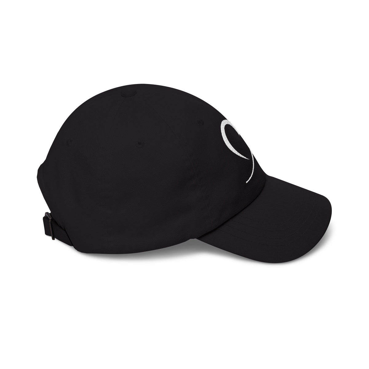 Heart Sketch Dad Cap — Minimalist Heart Embroidered Baseball Hat