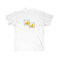 Unisex Ultra Cotton Tee Yellow Flowers for Summer