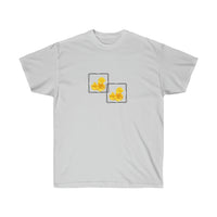 Unisex Ultra Cotton Tee Yellow Flowers for Summer