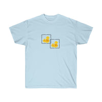 Unisex Ultra Cotton Tee Yellow Flowers for Summer