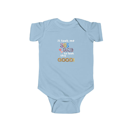 Infant Fine Jersey Birthday Humor Bodysuit