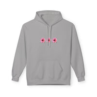 Floral Design Hoodie for Cozy Vibes, Soft Fleece Sweater, Ideal Gift for Her, Spring Fashion, Casual Wear, Flower Print Sweatshirt