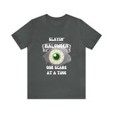 Unisex Slayin' Halloween Short Sleeve Tee
