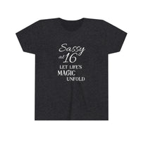 Youth Short Sweet Sixteen Sleeve Tee