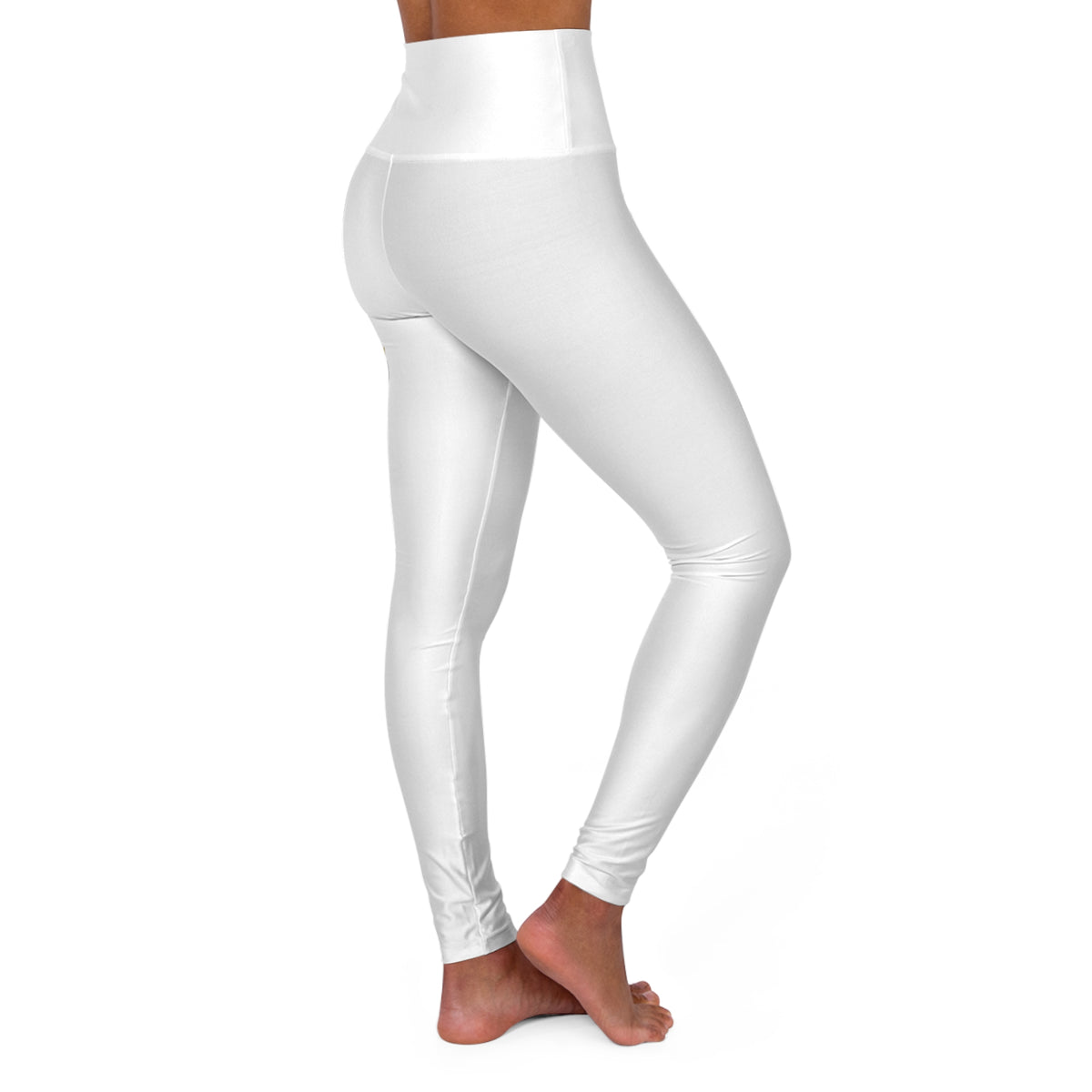 High-Waist Yoga Leggings — "Move It Like Home" AOP Comfort Leggings