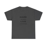Dare to Defy Unisex Cotton Tee, Inspirational T-Shirt, for all Occasions