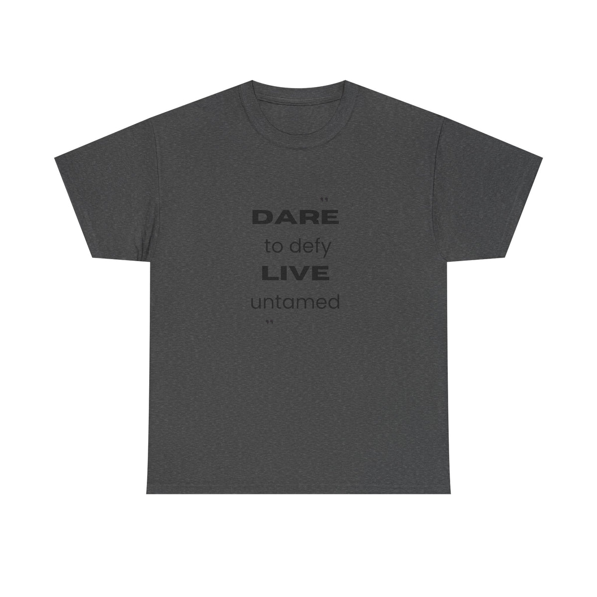 Dare to Defy Unisex Cotton Tee, Inspirational T-Shirt, for all Occasions