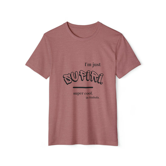 Unisex Recycled Ethnic Slogan Merch T-Shirt