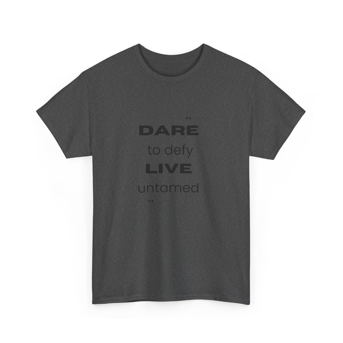 Dare to Defy Unisex Cotton Tee, Inspirational T-Shirt, for all Occasions