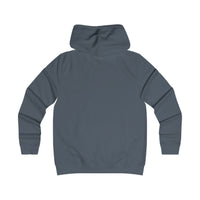College Monogram Hoodie — Elegant 'PZ' Script Logo Pullover