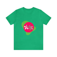 Vibrant Pink Flowers Unisex Jersey T-shirt