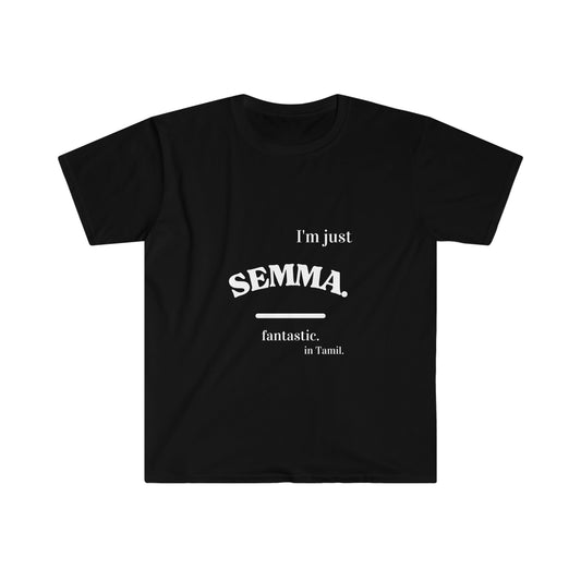 Unisex Soft style Ethnic Slogan Merch T-Shirt