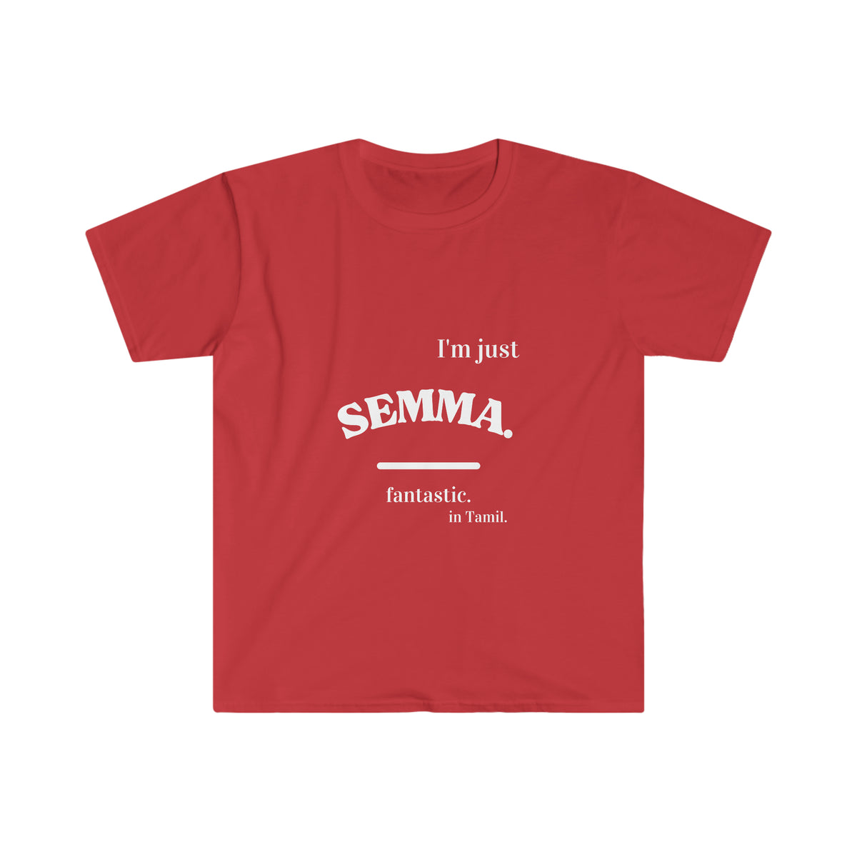 Unisex Soft style Ethnic Slogan Merch T-Shirt