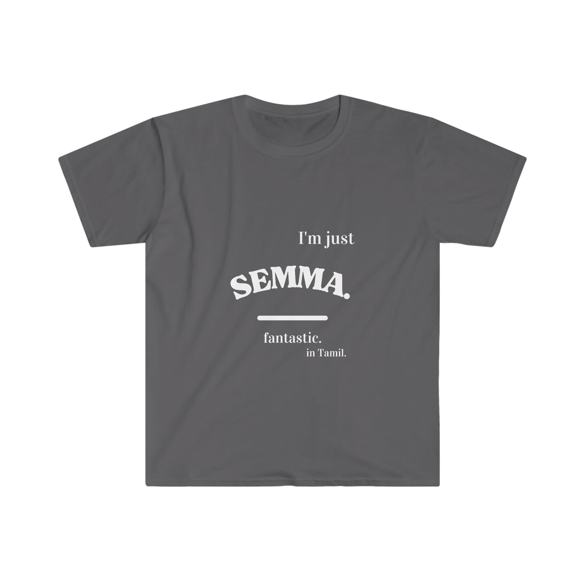Unisex Soft style Ethnic Slogan Merch T-Shirt