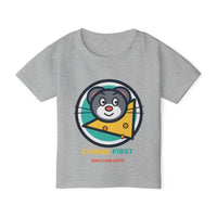 Cheese First, Questions Later™ Kids T-Shirt