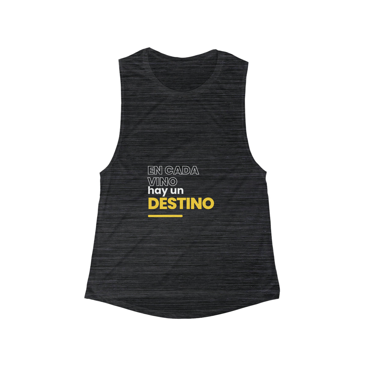 Witty Spanish Slogans Flowy Scoop Muscle Tank