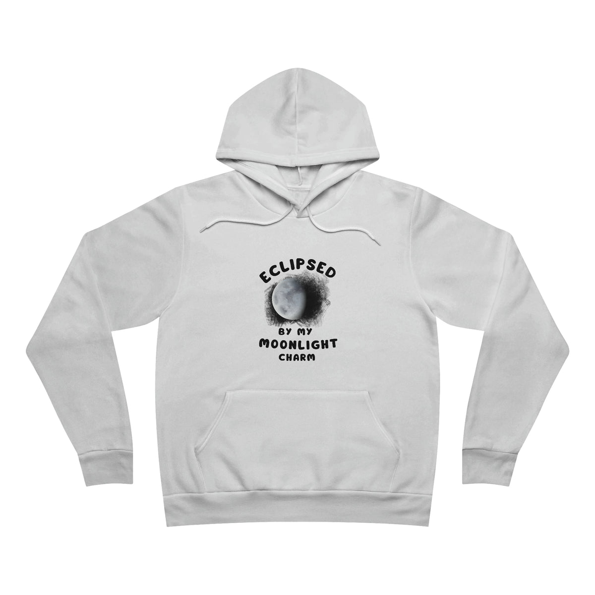 Unisex Fleece Pullover Hoodie with Halloween Eclipse