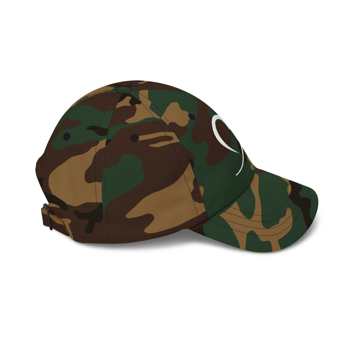 Heart Sketch Dad Cap — Minimalist Heart Embroidered Baseball Hat