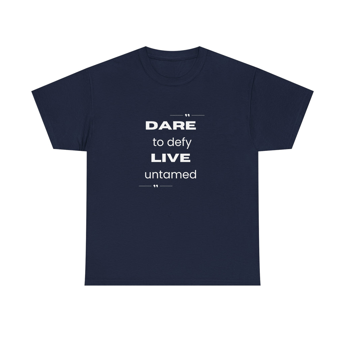 Dare to Defy Unisex Cotton Tee, Inspirational T-Shirt, for all Occasions