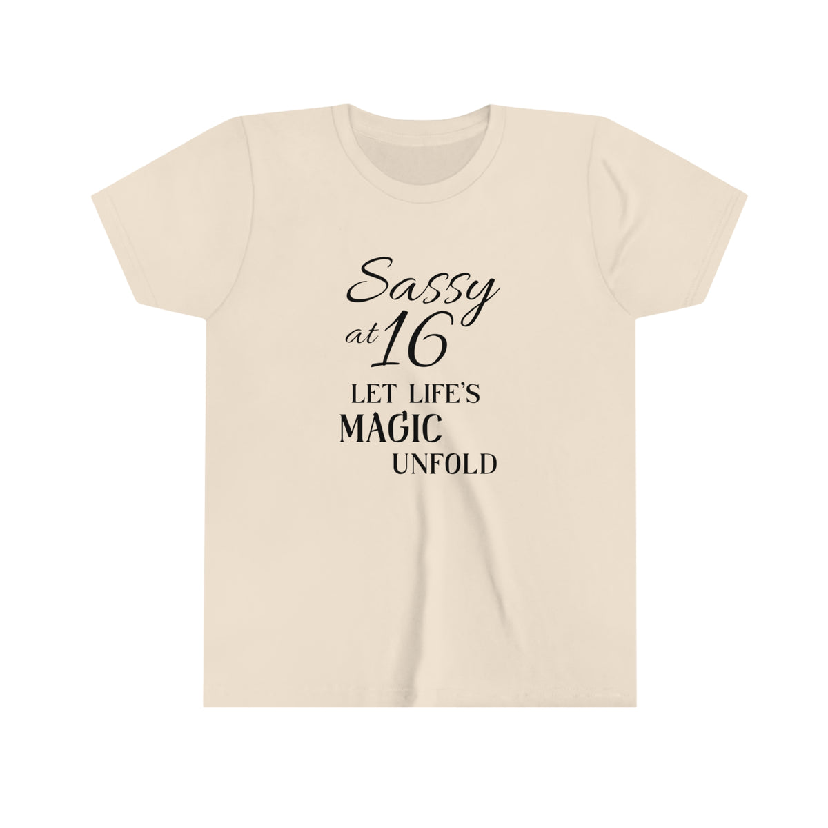 Youth Short Sweet Sixteen Sleeve Tee