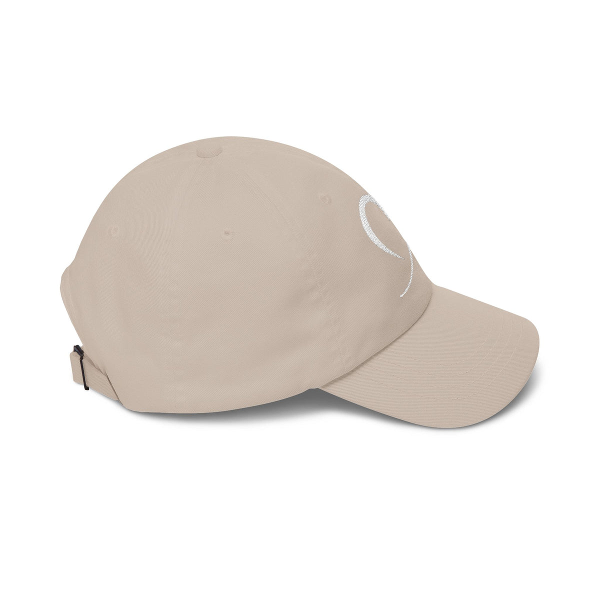 Heart Sketch Dad Cap — Minimalist Heart Embroidered Baseball Hat