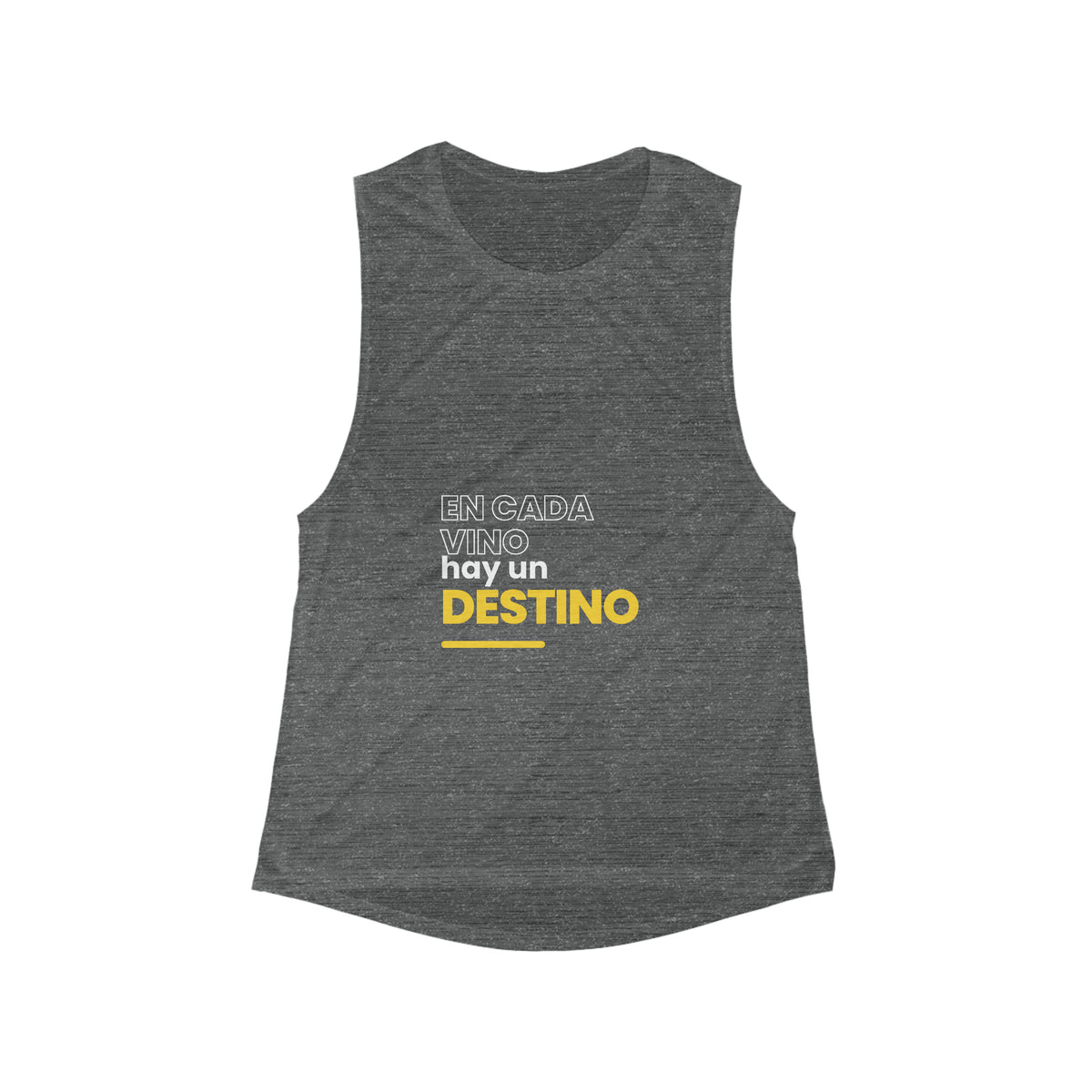 Witty Spanish Slogans Flowy Scoop Muscle Tank