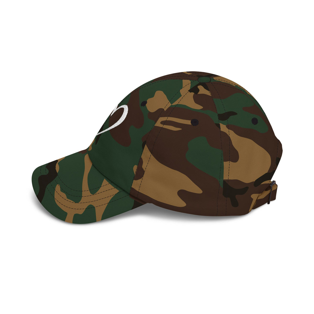 Heart Sketch Dad Cap — Minimalist Heart Embroidered Baseball Hat
