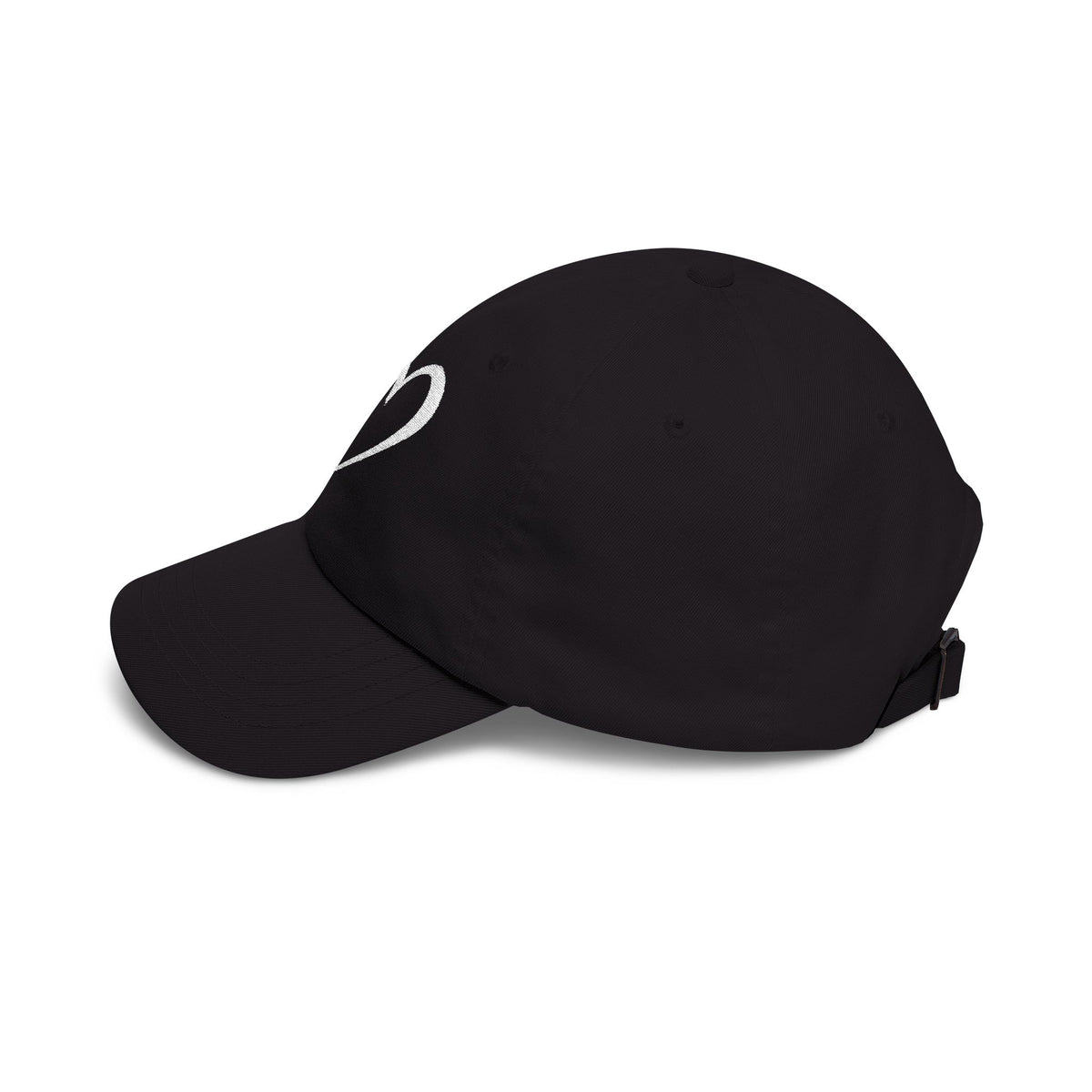 Heart Sketch Dad Cap — Minimalist Heart Embroidered Baseball Hat